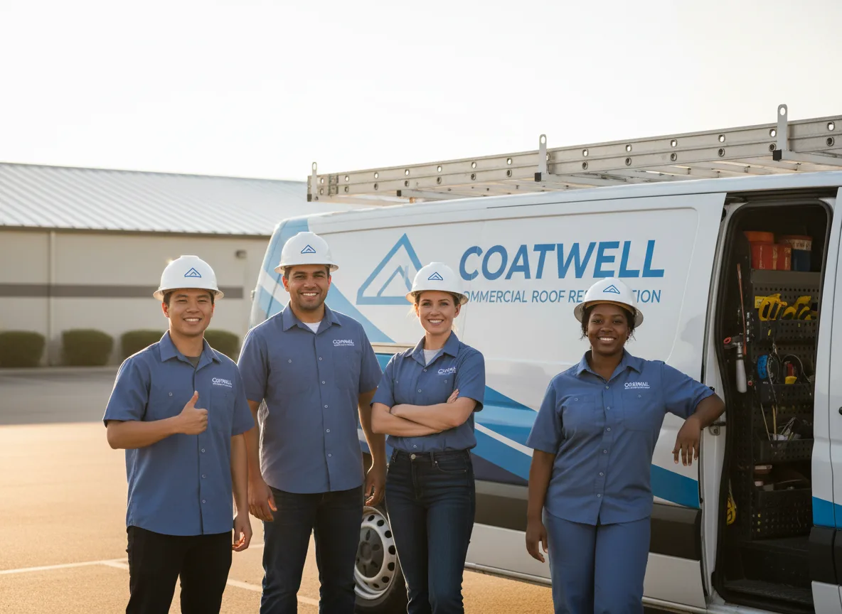 Commercial roof coating company in Merrimac, MA
